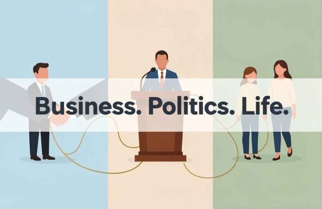 Illustration of legacy meaning across business, politics, and personal life