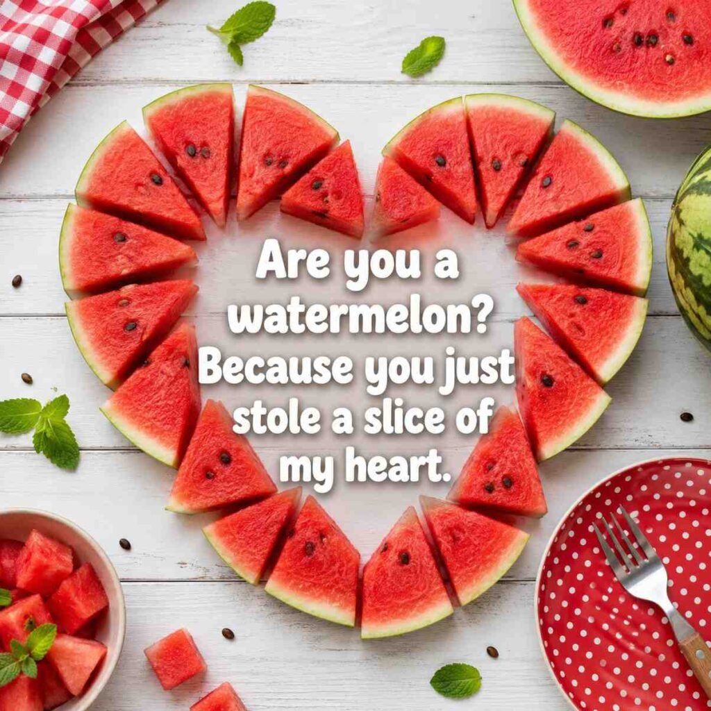 Best Watermelon Pick-Up Lines—Cheesy Lines to steal your crush's heart
