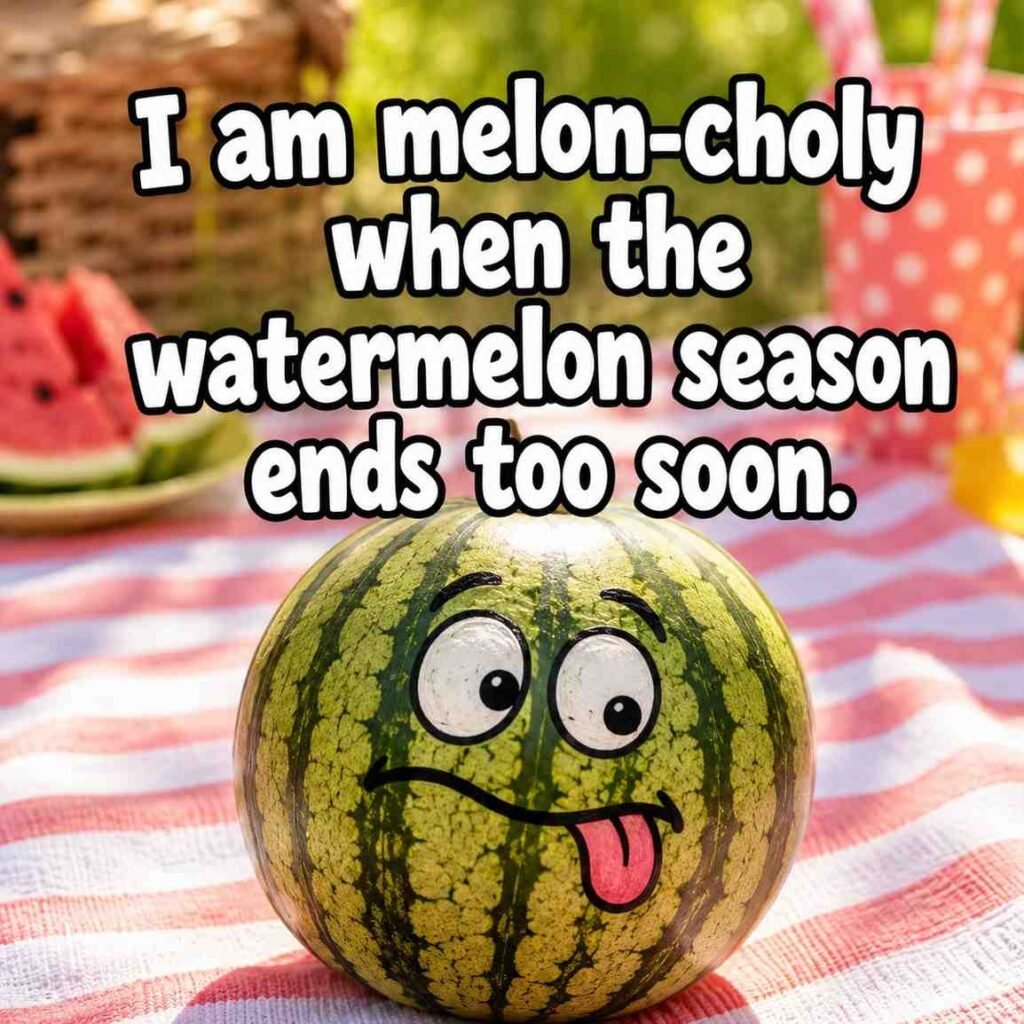 Best Watermelon Pick Up Lines - silly watermelon pun for giggles