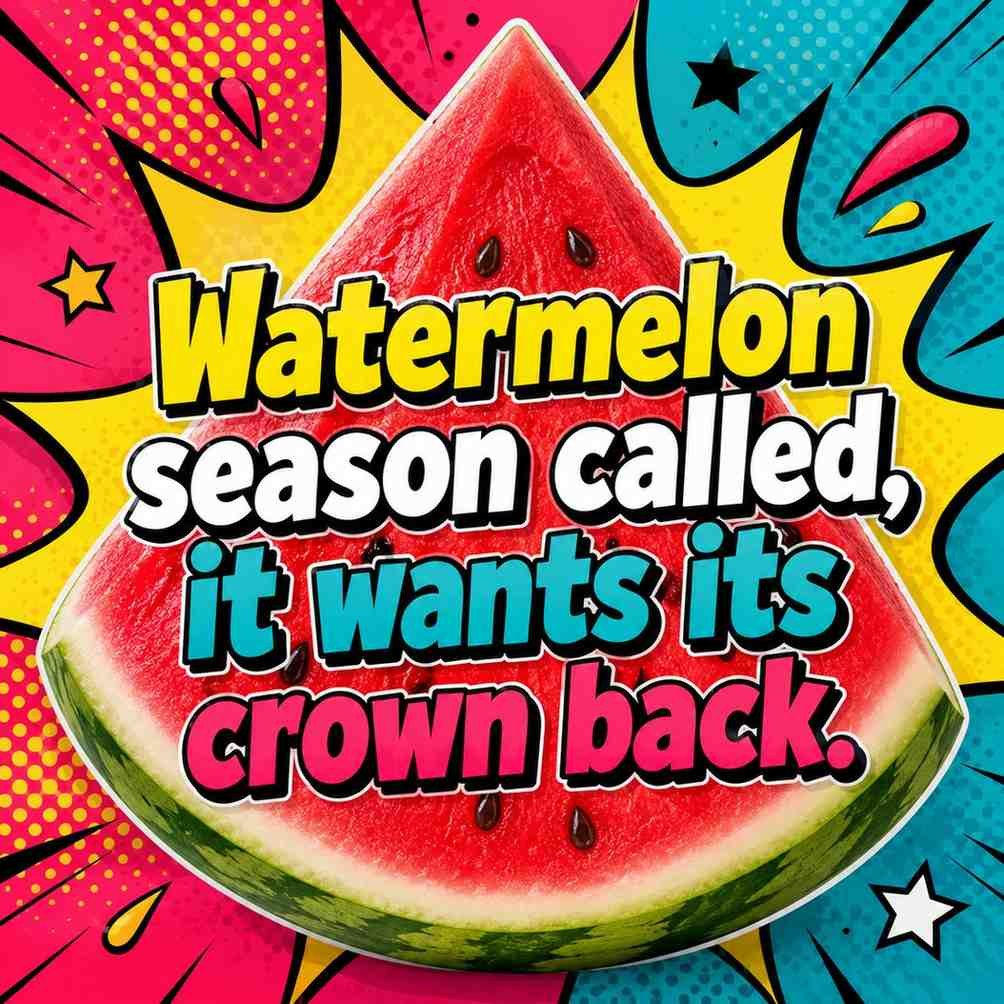 Best Watermelon Pick-Up Lines - shareable social media watermelon pun
