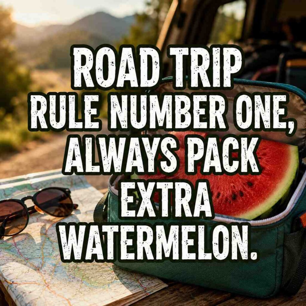 Best Watermelon Pick-Up Lines - Travel-Themed Watermelon Puns