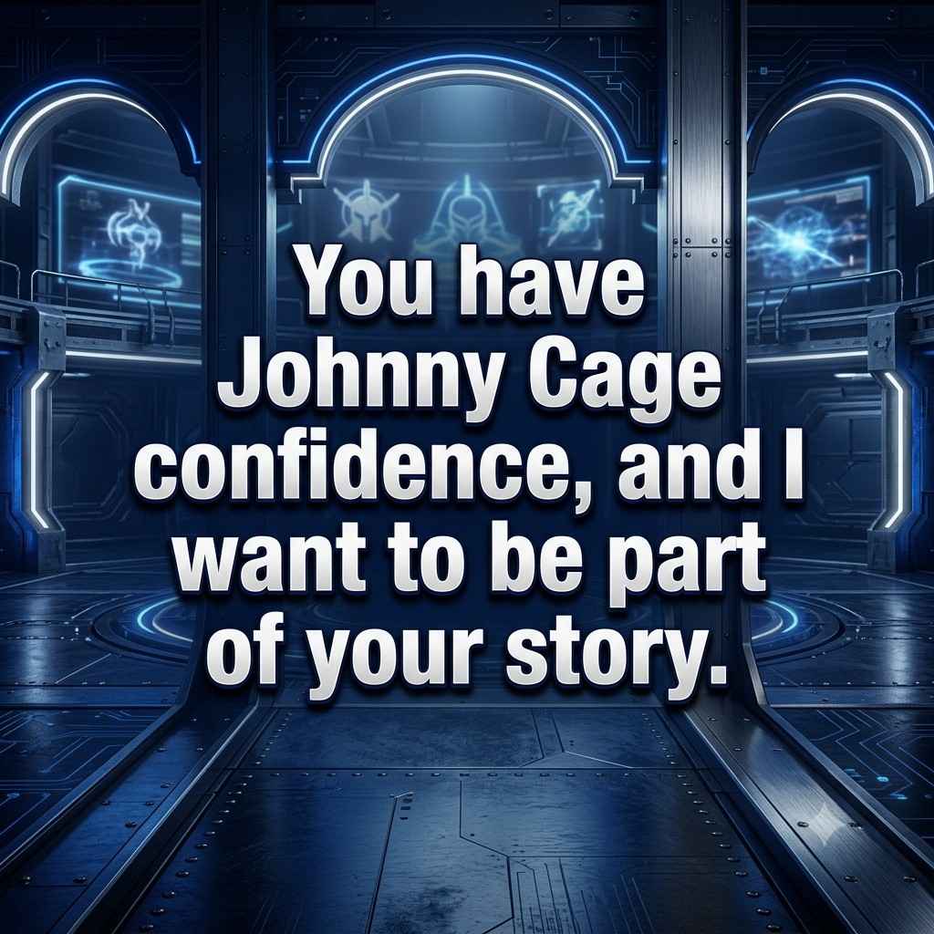 Mortal Kombat Pick-Up Lines for His Quote Card for guys.